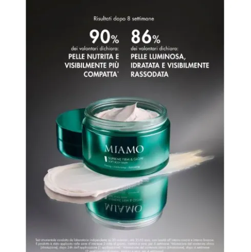 Miamo Supreme Firm & Glowsoft Body Balm - Burro corpo illuminante e rassodante - 200 ml