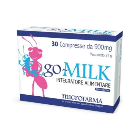 Microfarma Go Milk Integratore Alimentare per Allattamento Galattogogo 30 Compresse