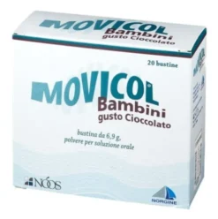 Movicol Bambini Cioccolato Lassativo Stitichezza 20 Bustine