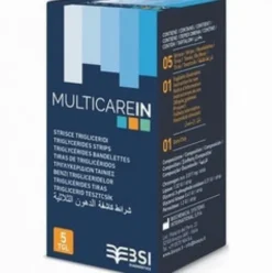 MultiCare Strisce Trigliceridi Autodiagnosi 5 Pezzi