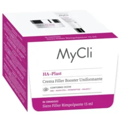 MyCli Cofanetto Ha Plast Viso e Occhi - Crema filler booster uniformante + Siero filler rimpolpante