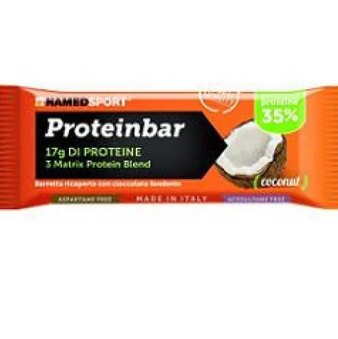 Named Proteinbar Barretta Proteica Cocco Siero Latte Post Workout 50g