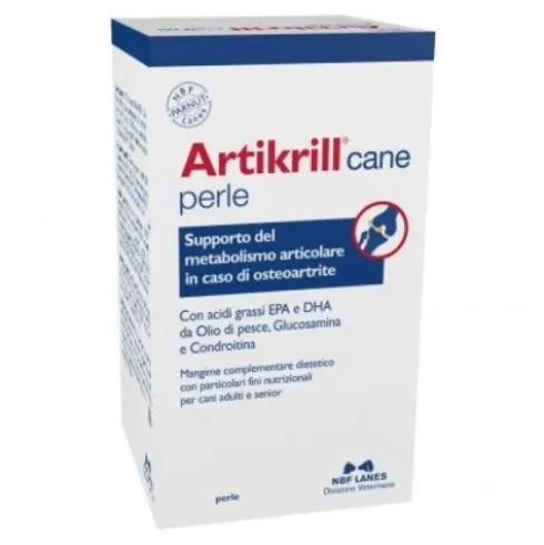 N.b.f. Lanes Artikrill Cane Integratore Supporto Articolare Omega-3 120 Perle
