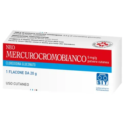 Neomercurocromo Bianco*polv20g