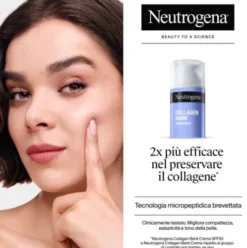 Neutrogena Collagen Bank Crema Notte - Crema viso antietà con Collagene Marino e Bakuchiol - 50 ml