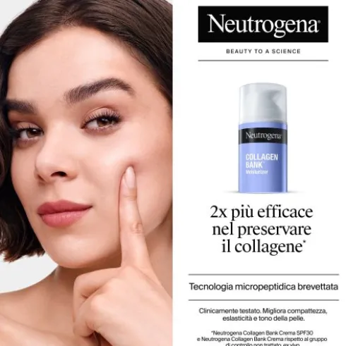 Neutrogena Collagen Bank Crema Notte - Crema viso antietà con Collagene Marino e Bakuchiol - 50 ml
