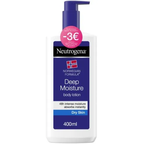 Neutrogena Crema Fluida Corpo - Crema idratante per pelle secca - 400 ml