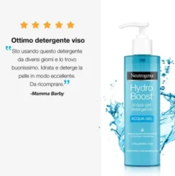 Neutrogena Hydro Boost Acqua-Gel Detergente - Struccante ed antimperfezioni - 200 ml