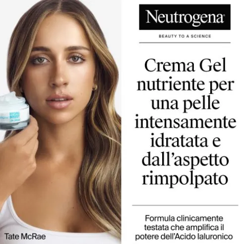 Neutrogena Hydro Boost Crema-Gel - Crema viso idratante per pelle secca e sensibile - 50 ml