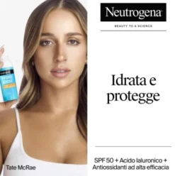 Neutrogena Hydro Boost Fluido Viso Idratante SPF50 Protezione Solare 50ml