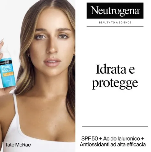 Neutrogena Hydro Boost Fluido Viso Idratante SPF50 Protezione Solare 50ml