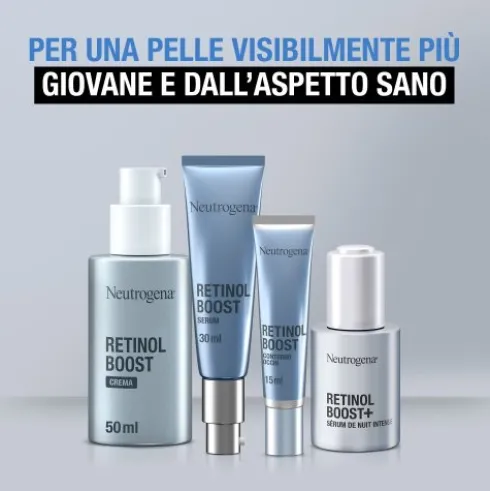 Neutrogena Retinol Boost Siero Notte Intenso - Siero notte antirughe con Retinolo puro - 30 ml