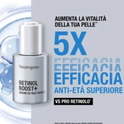 Neutrogena Retinol Boost Siero Notte Intenso - Siero notte antirughe con Retinolo puro - 30 ml