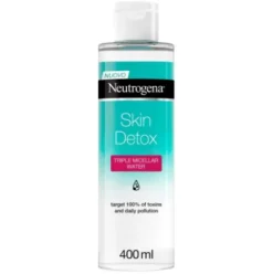Neutrogena Skin Detox Acqua Micellare Tripla Azione - Struccante, purificante, idratante - 400 ml