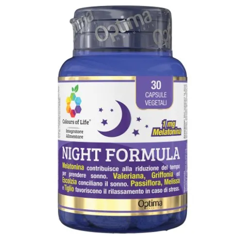 NIGHT FORMULA 30Capsule Colours