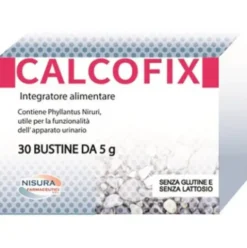Nisura Farmaceutici Calcofix Integratore per Calcoli Renali in 30 Bustine