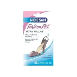 Nok San Fashion Feet Cuscinetto Gel Retro Tallone Protezione Sfregamento 1 Paio