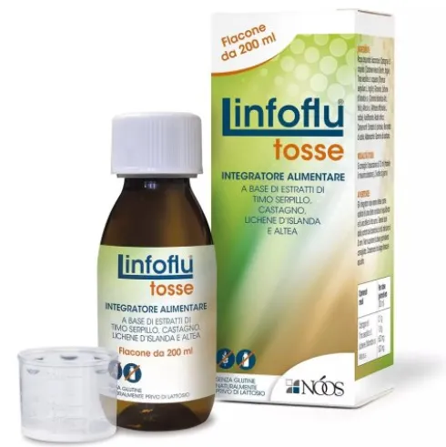 Noos Linfoflu Tosse Sciroppo per Fluidità Bronchiale 200ml