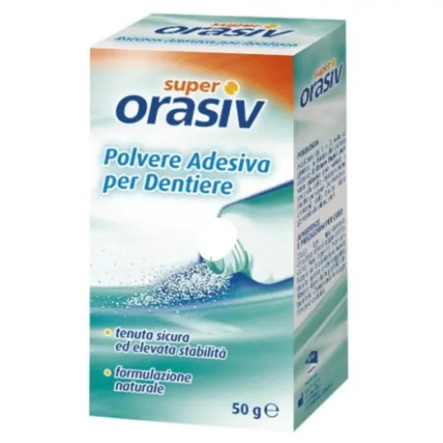 Nova Argentia Orasiv Super Polvere Adesiva per Dentiere 50 g