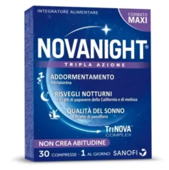 Novanight - Integratore alimentare per insonnia e disturbi del sonno - 30 compresse