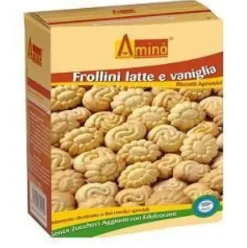 Nove Alpi Aminò Frollini Latte e Vaniglia Biscotti Aproteici 200 g