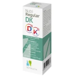 Nutrileya Nutriregular DK Integratore Vitamina D e K per Ossa e Calcio 20ml