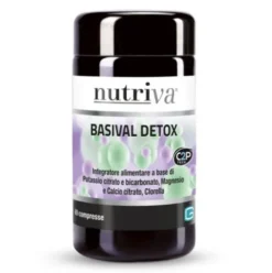 Nutriva Basival Detox Integratore Alimentare Depurativo Vegan Senza Glutine 60 Compresse
