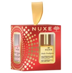 Nuxe Cofanetto di Natale Secret Santa - Olio prodigioso secco 10 ml + Olio prodigioso floreale 10 ml + Olio prodigioso oro 10 ml