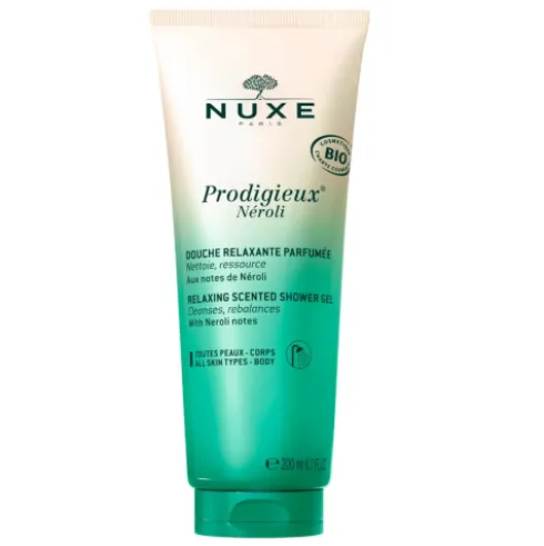 Nuxe Prodigiuex Nèroli Gel Doccia - Gel doccia rilassante alle note di Nèroli - 200 ml