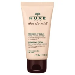 Nuxe Reve De Miel Crema Mani e Unghie - Crema nutriente e protettiva per mani secche - 50 ml