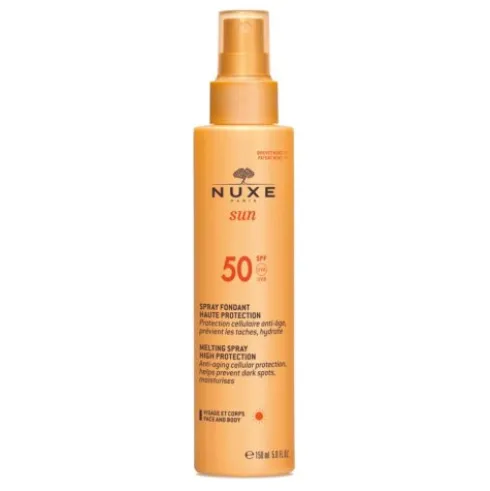 Nuxe Sun Spray Solare Viso e Corpo SPF50+ - Protezione solare molto alta - 150 ml