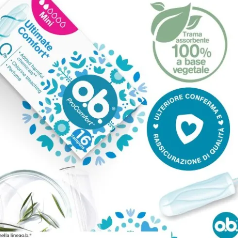 O.B. ProComfort Mini - Assorbenti interni per flusso leggero - 16 assorbenti