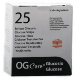 OGCARE 25 Strisce Misurazione Glicemia
