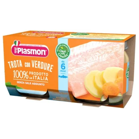 OMO PL.Trota-Verdure 2x80g