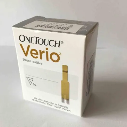 One Touch Verio Strisce Reattive per Misurazione Glicemia 50 Pezzi