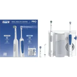 Oral-B Health Center Pro Series 1 Idropulsore con Spazzolino Elettrico Bianco/Blu