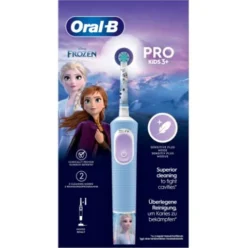 Oral-B Kids Frozen Spazzolino Elettrico Ricaricabile con 2 Testine e Adesivi