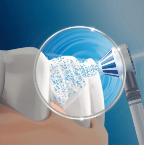 Oral-B Oxyjet MD20 Idropulsore Sistema Pulente con 4 Testine per Igiene Orale