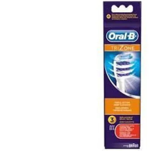 Oral-B TriZone EB30/3 Testine di Ricambio per Pulizia Profonda, 3 Pezzi