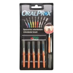 Oralprox Scovolini Interdentali Misura 4 Arancione - 6 Pezzi per Igiene Orale