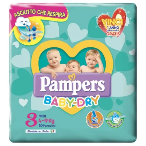PAMPERS B/D 3-6Kg Mini24pz 2