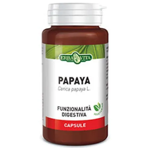 PAPAYA 60 Capsule Monoplanta 400 mg Integratore Alimentare ErbaVita