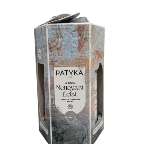 Patyka Cofanetto di Natale 2024 Il Rituale Pelle Perfetta - Olio struccante ultra rapido 150 ml + Mousse detergente detossinante 150 ml + Siero sorbetto illuminante 50 ml