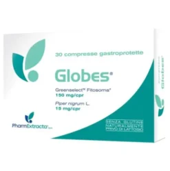 Pharmextracta Globes Integratore Alimentare Drenante per Peso Corporeo - 30 Compresse