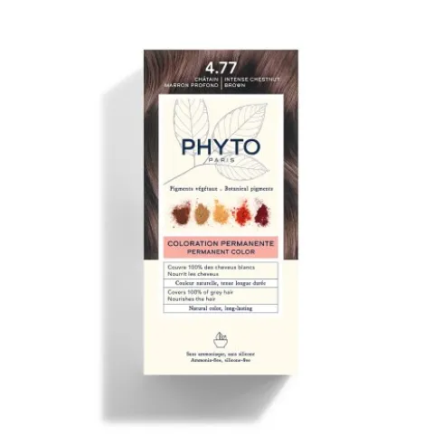 Phyto Phytocolor Colorazione Permanente Tinta Numero 4.77 - Tinta capelli colore castano marrone intenso