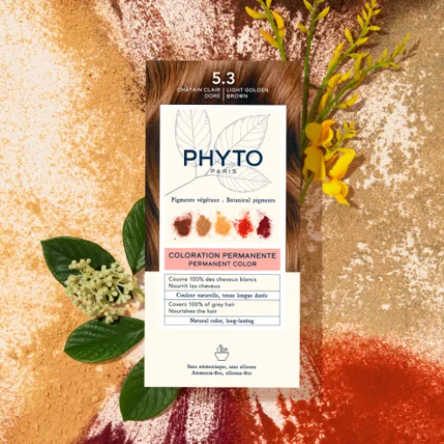 Phyto Phytocolor Colorazione Permanente Tinta Numero 5.3 - Tinta capelli colore castano chiaro dorato
