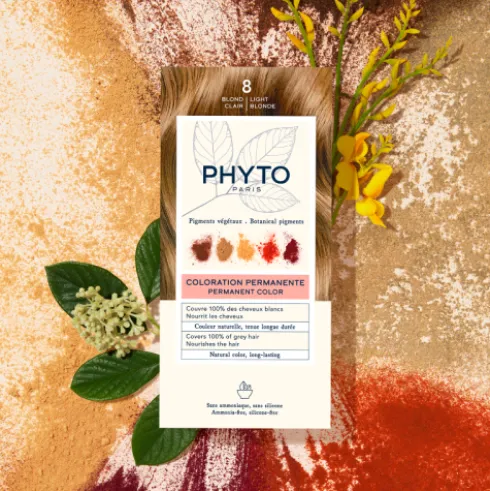Phyto Phytocolor Colorazione Permanente Tinta Numero 8 - Tinta capelli colore biondo chiaro
