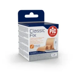 Pic Classic Fix Cerotto in Tela Traspirante 5cm x 5m Bianco/Pelle
