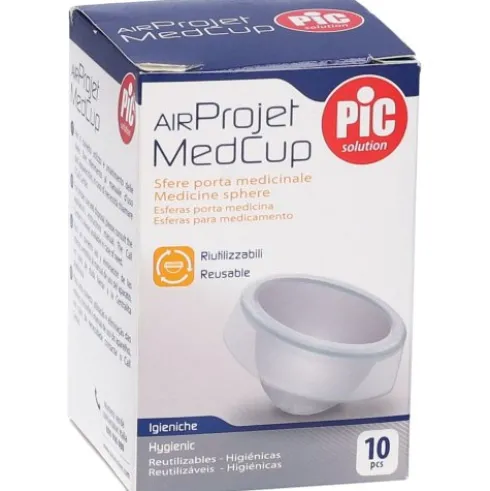 Pic Sfere Porta Medicinale Riutilizzabili per Aerosol 10 Pezzi