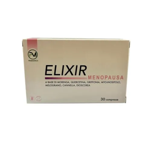 Piemme Pharmatech Italia Elixir Menopausa Integratore Supporto Umore 30 Compresse